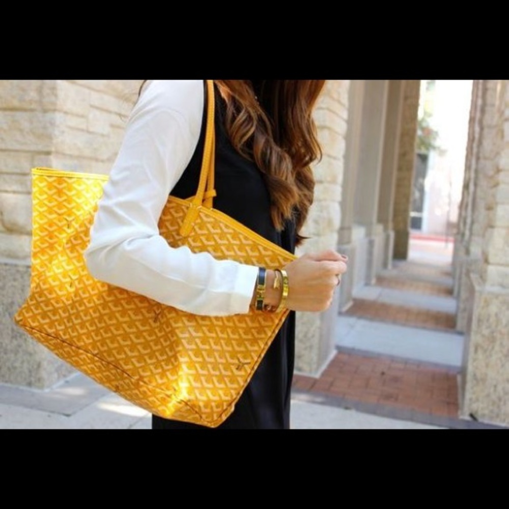 Marigold Yellow Goyard MM Tote 👜